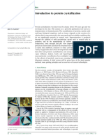 Introdcution To Protein Crystallization