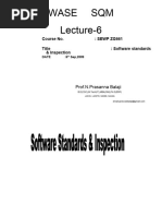 lecture6SoftwareStandards and Inspection06sep2009