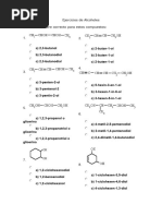 Ejer - Quimica Organica - Alcoholes