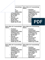 Buku Blok 20 Traumatologi