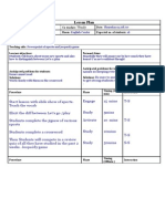 Lesson - Plan Sports