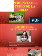 La Experiencia Del Estudio de La Biblia