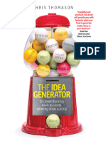 The Idea Generator 15 Clever Thinking Tools To Create Winning Ideas Quickly by Thomason, Chris