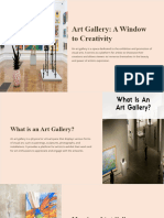 Art Gallery A Window To Creativity