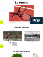 Le Tennis: Franck POISAT TP 7 W. Léger 2022 - 2023 Iut GCCD