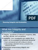 Ensuring Integrity and Availability