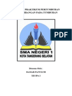 Damar Panuluh XII IPA 2 - Laporan Praktikum Pertumbuhan Dan Perkembangan Tanaman