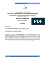 Ecst 611 Sessional Examination 2023