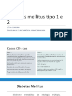 Diabetes Mellitus Tipo 1 e 2