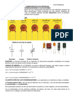 Componentes Electrónicos - Capacitores