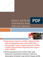 Peran Aktif Bangsa Indonesia Pada Masa Perang Dingin - PPT
