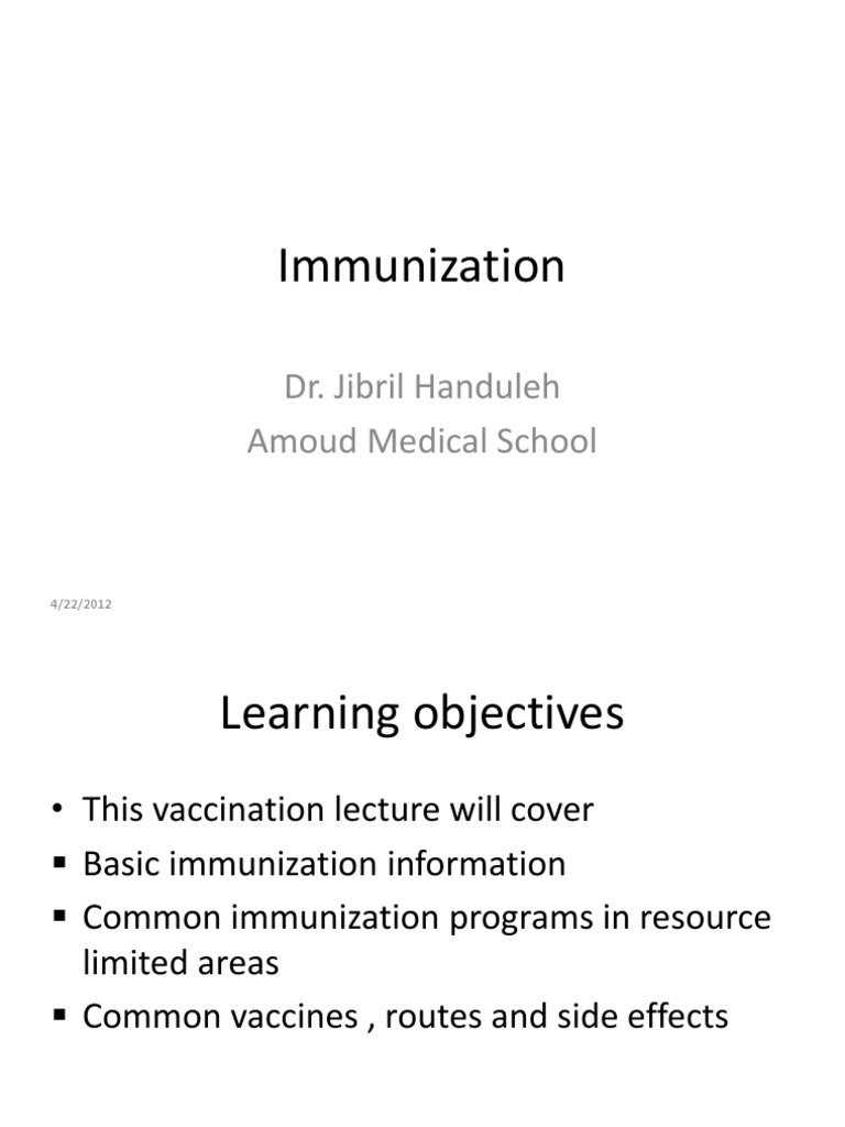 Essential Immunization Strategies Guide | PDF | Vaccines | Vaccination