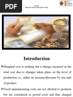 (Unit-II) Marginal Costing and Absorption Costing