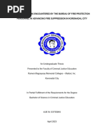 BFP Fire Prevention Program Analysis | PDF | Fire Safety | Firefighter