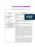 Partes Fundamentales de Un Articulo