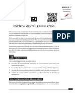 Environmental Legislation: Module - 7