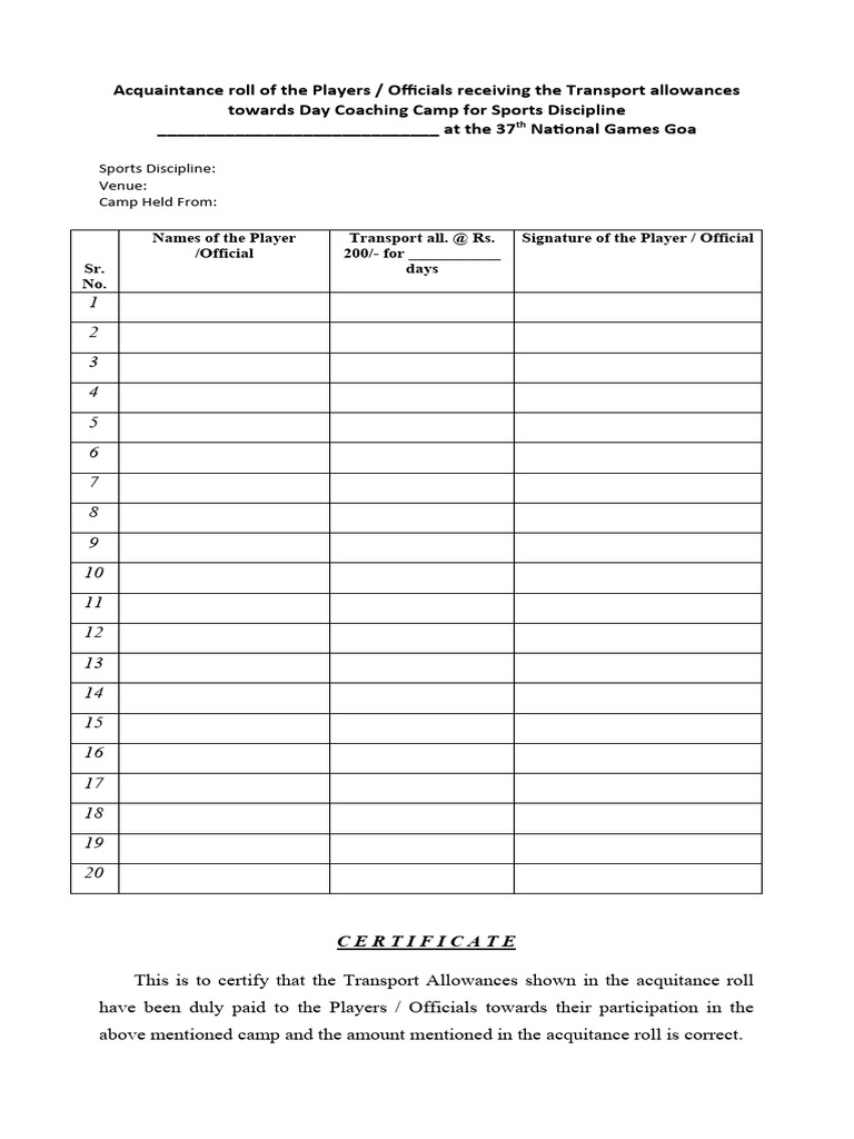 Transport Allowance Rules Pdf India