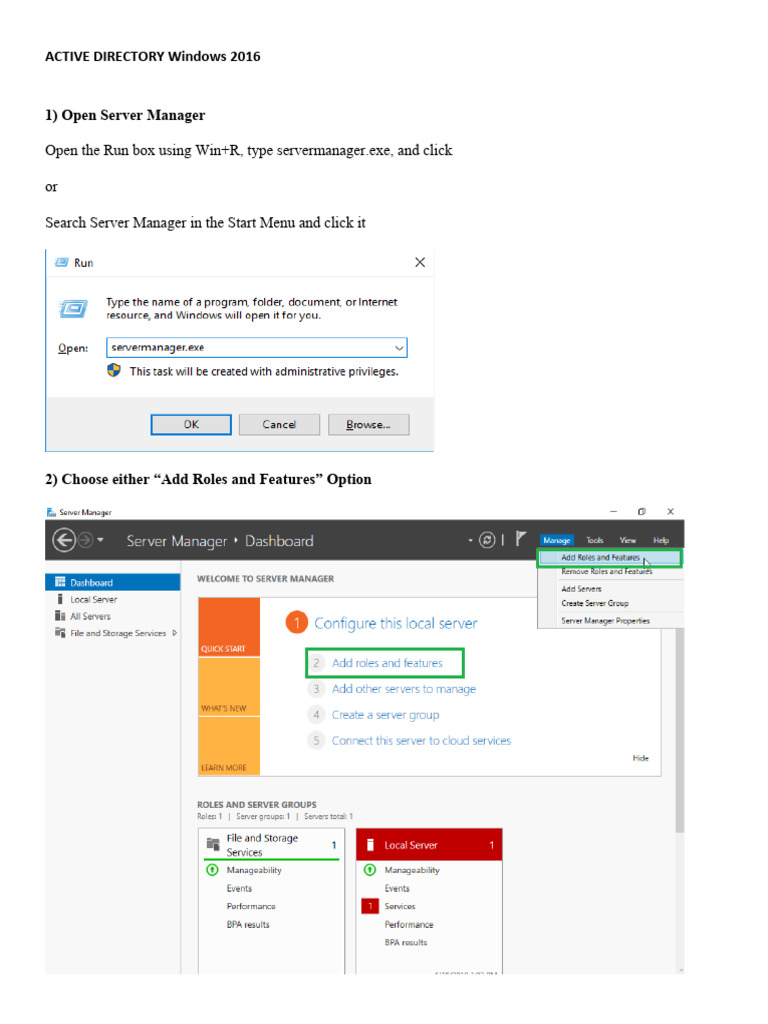 Windows 2016 | PDF | Group Policy | Ip Address