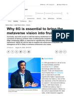Why 6G Is Essential To Bring The Metaverse Vision Into Fruition, Telecom News, ET Telecom