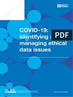 COVID 19 Identifying and Managing Ethical Data Issues 1