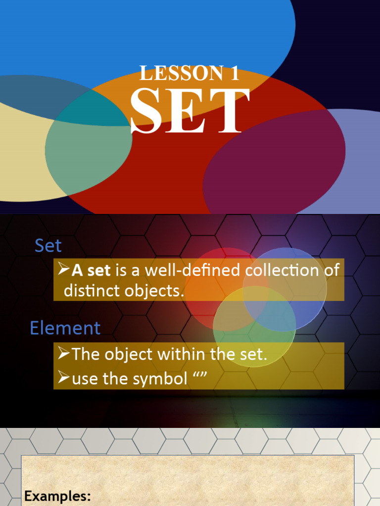 L1 Basic Concepts of Set | PDF | Mathematics | Mathematical Concepts
