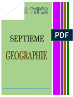 Sujet Type 7ème Geographie