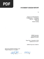 Pavement Design Report