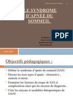 Syndrome d’Apnée du Sommeil