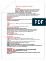 Luxacion Acromioclavicular Resumen