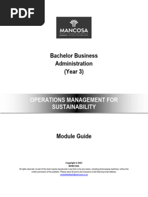 Operations Management Book | PDF | Operations Management | Economies