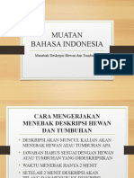 DESKRIPSI Hewan Dan Tumbuhan