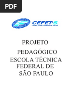 PROJETO PEDAGÓGICO DO CEFET-SP