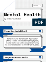 Mental Health