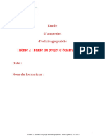 Cours Thème 2 Etude Du Projet D'éclairage Public 2023