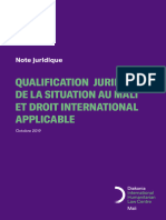 Classification Juridique Conflits Mali