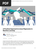 A Practical Approach To Linear Regression in Machine Learning - by Ashwin Raj - Towards Data Science