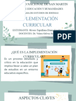 Implementación Curricular