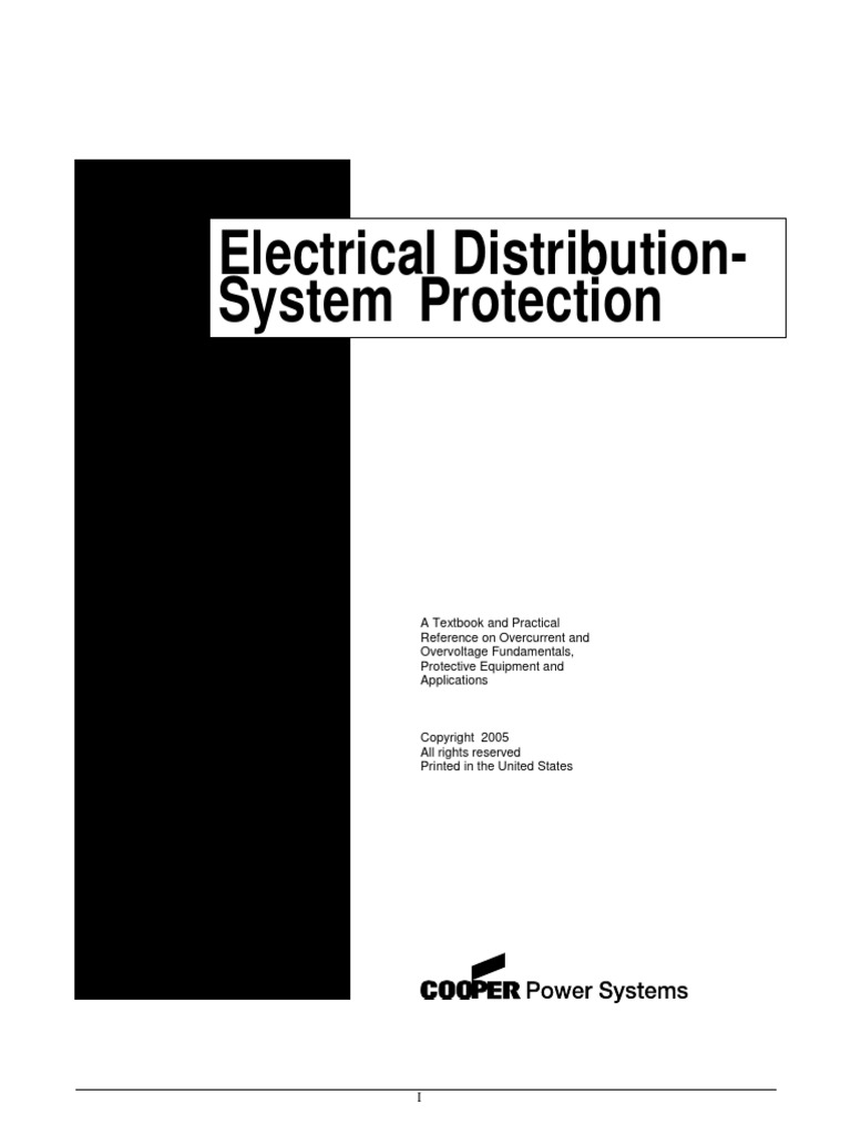 Electrical Distribution System Protection Cooper | PDF | Fuse ...