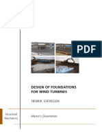 Design of Foundations For Wind Turbines