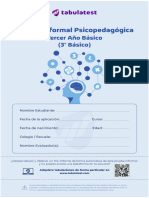 Psicopedagógica - 3º Básico