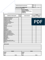 Lista de Verificación RODILLO COMPACTADOR