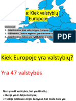 Kiek Valstybiu Europoje