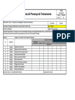 lista de presença NR11