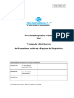 POE TRN 03 Transporte y Distribución de Disposit Medic y Eq