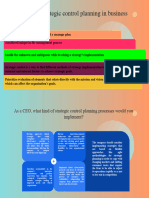 Strategic Control Ammended