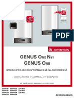 ARISTON Manuale Tecnico Caldaia A Condensazione GENUS ONE NET