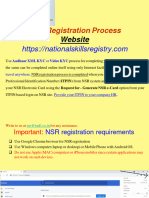 NSR Registration Demo Infosys BPM Limited