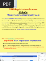 NSR Registration Demo Infosys BPM Limited