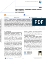 Tripodi Et Al 2021 Process Intensification For Ammonia Synthesis in Multibed Reactors With Fe Wustite and Ru C Catalysts