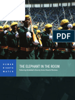 The Elephant in The Room: Reforming Zimbabwe's Security Sector Ahead of Elections